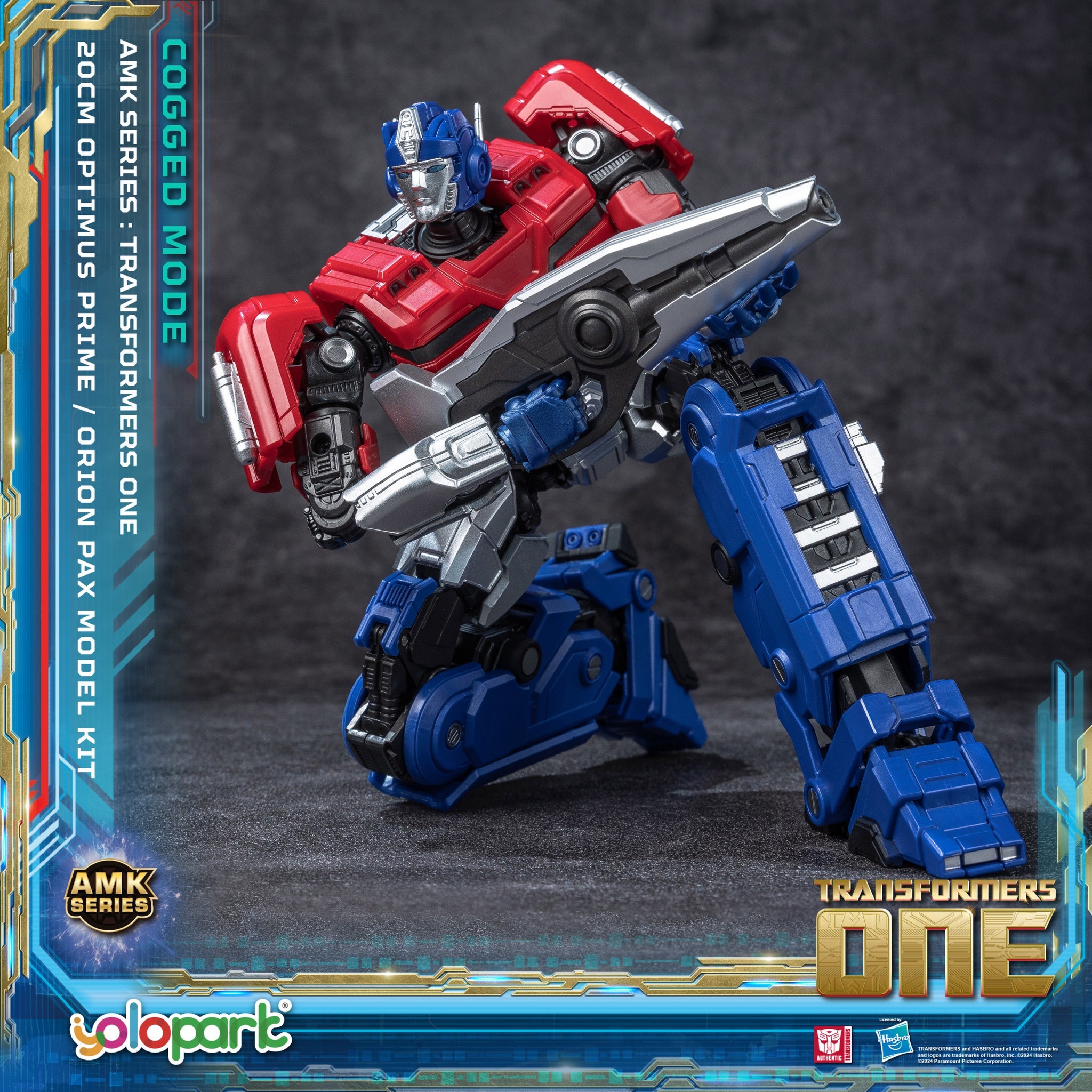 TRANSFORMERS ONE Optimus Prime/Orion Pax(Cogged Mode) AMK Series Model Kit By Yolopark