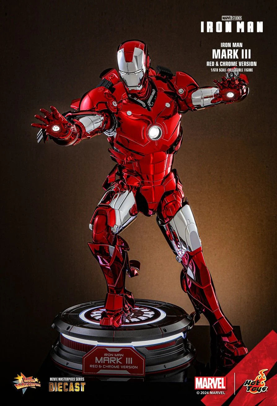 Ironman Mark III (Red & Chrome Version) By Hot Toys