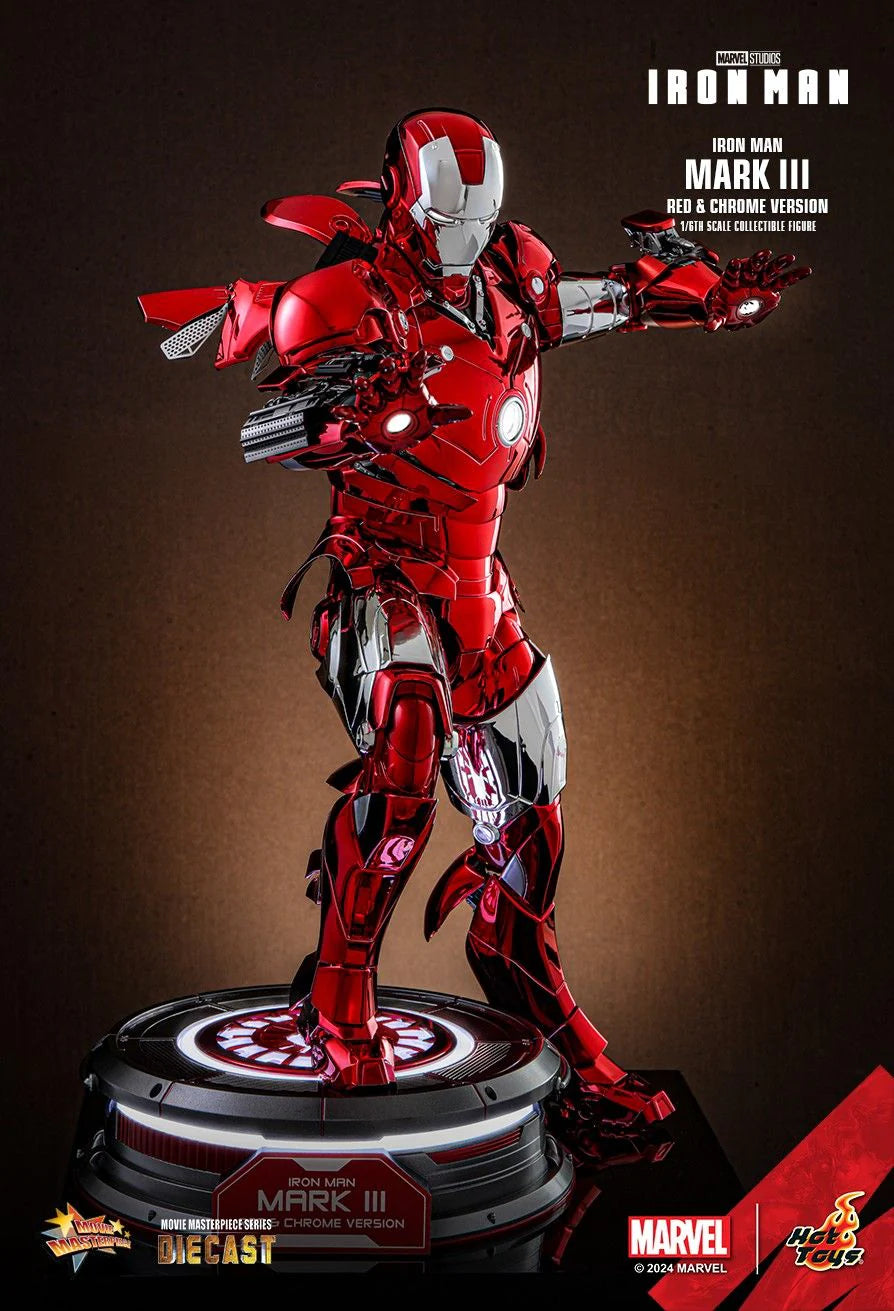 Ironman Mark III (Red & Chrome Version) By Hot Toys