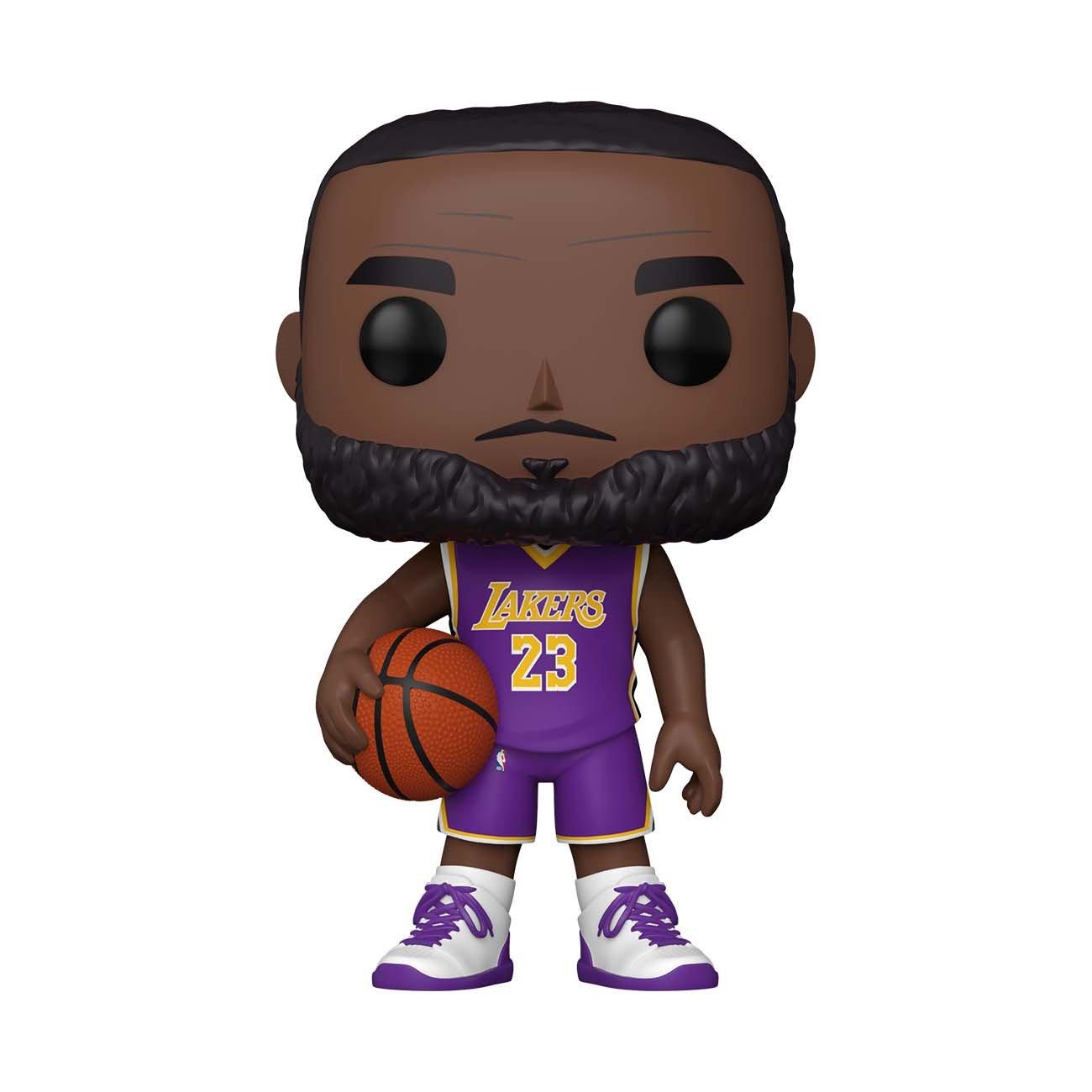 NBA Lakers LeBron James (Purple Jersey) 10-Inch Funko Pop! Vinyl Figure