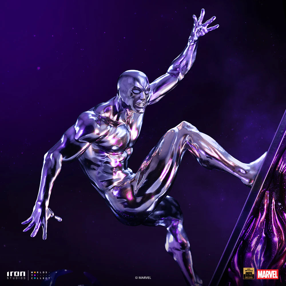 Statue Silver Surfer Deluxe Infinity Gauntlet Diorama BDS by Iron Studios