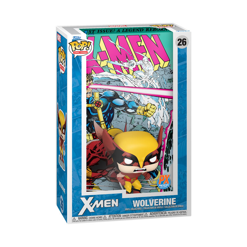 Marvel X-Men Wolverine Comic Cover PX Previews Exclusive by Funko Pop