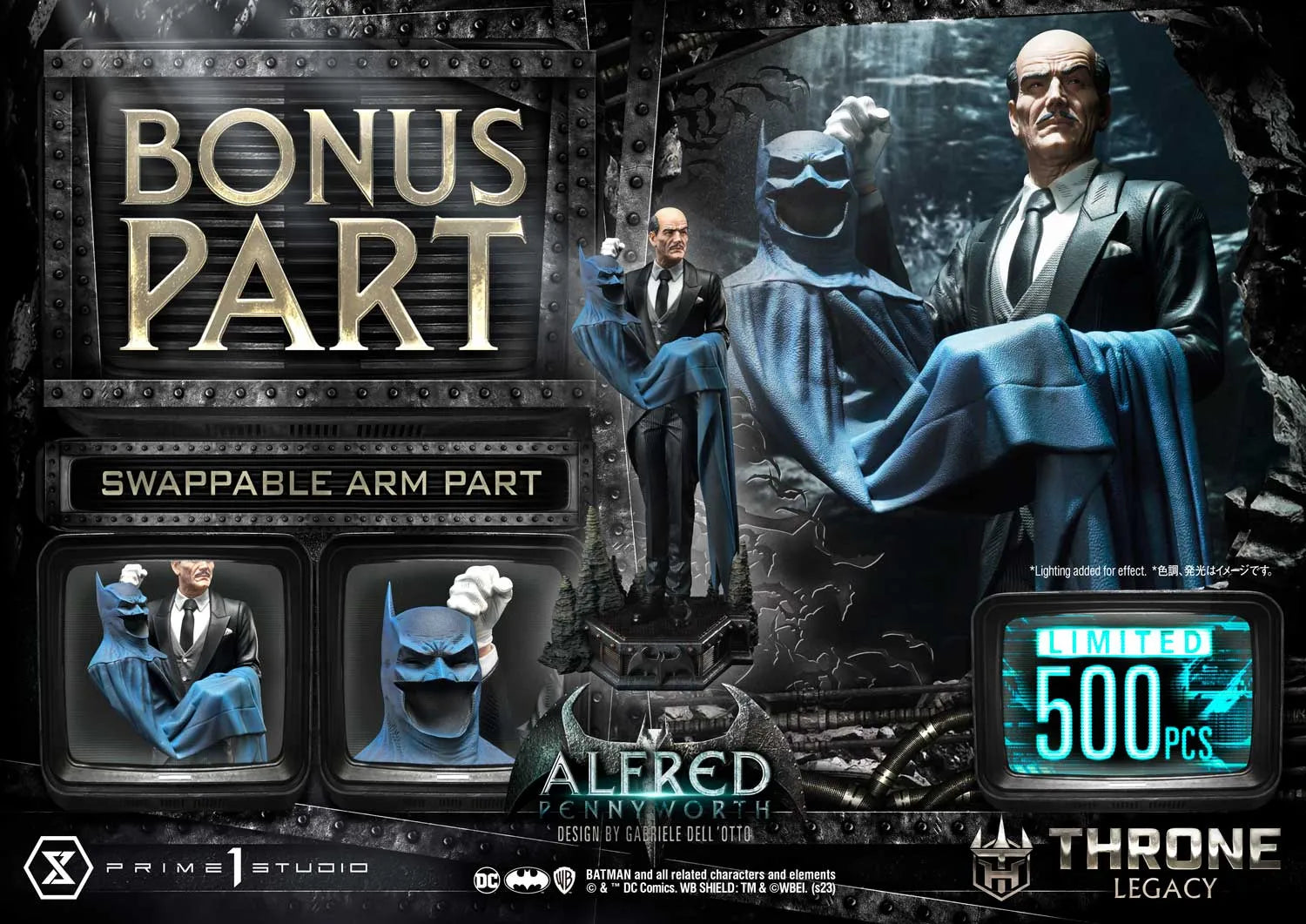 Alfred Pennyworth Throne Legacy Statue By Prime 1 Studios