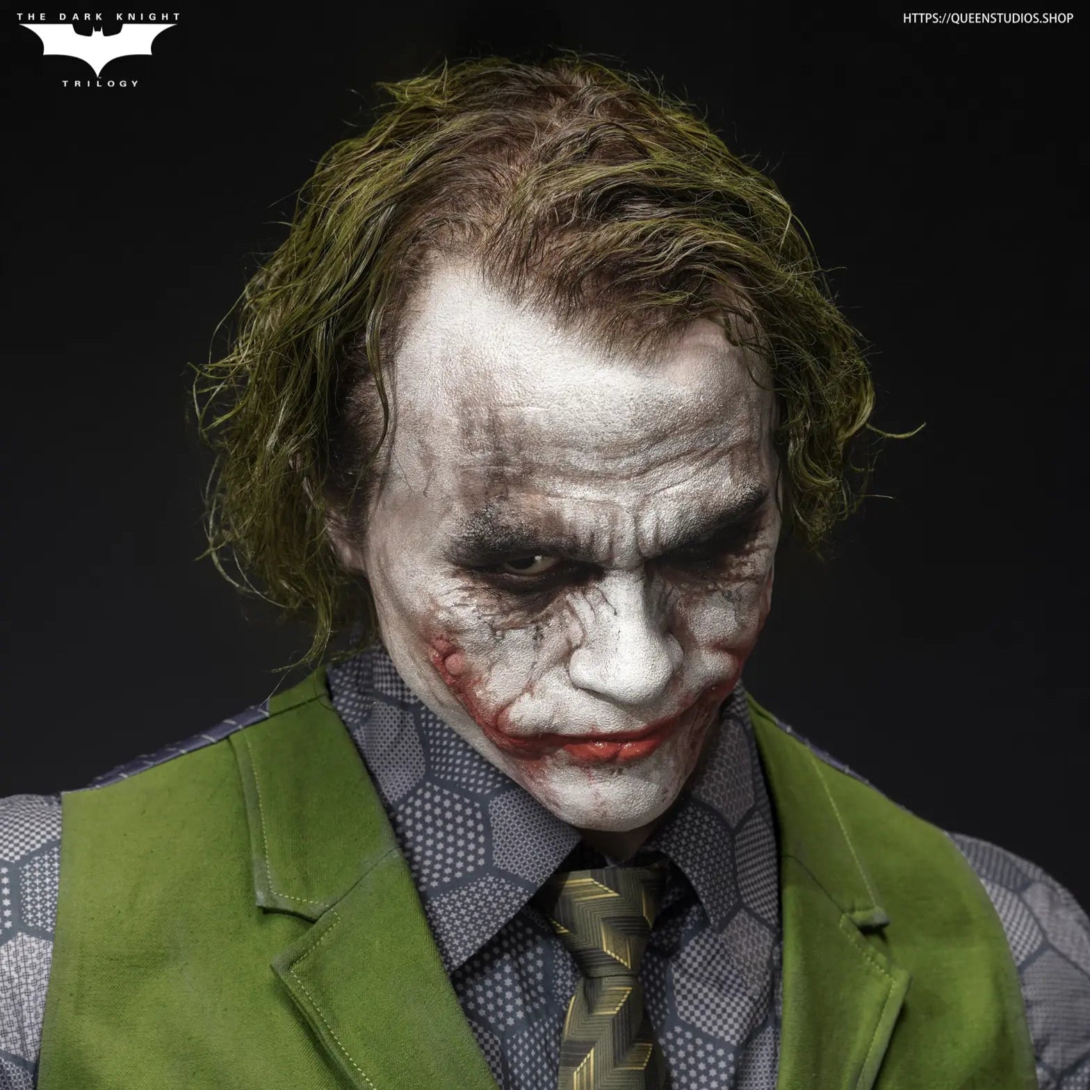 The Dark Knight The Joker Life Size Bust by Queen Studios