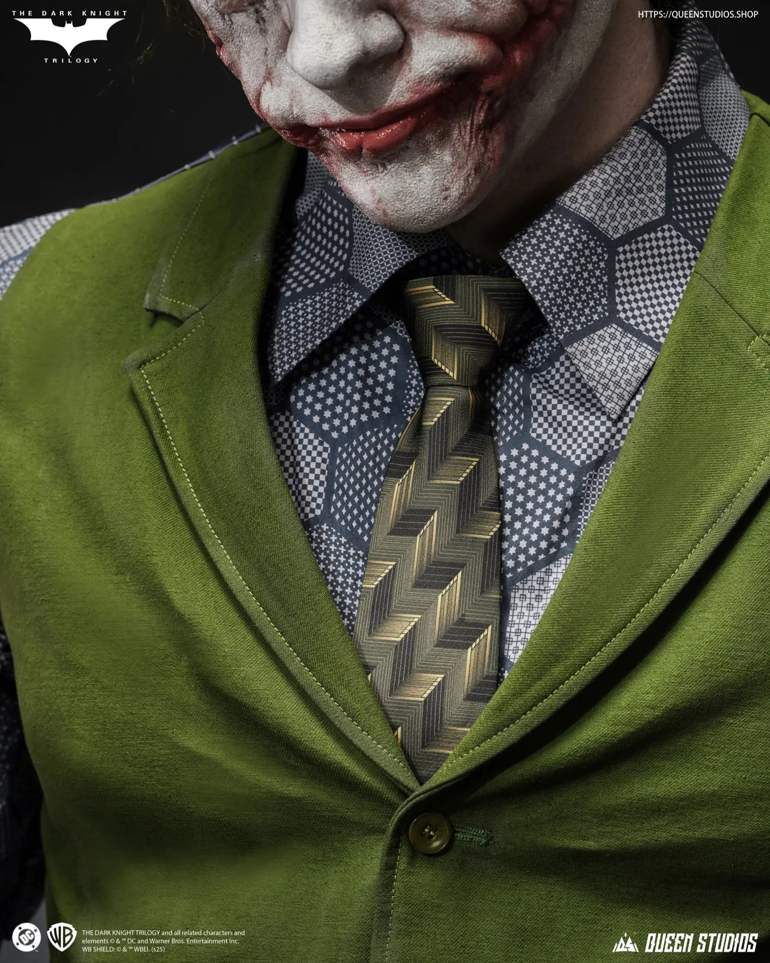 The Dark Knight The Joker Life Size Bust by Queen Studios