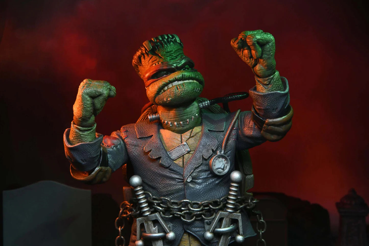 Universal Monsters x TMNT Ultimate Raphael as Frankenstein's Monster