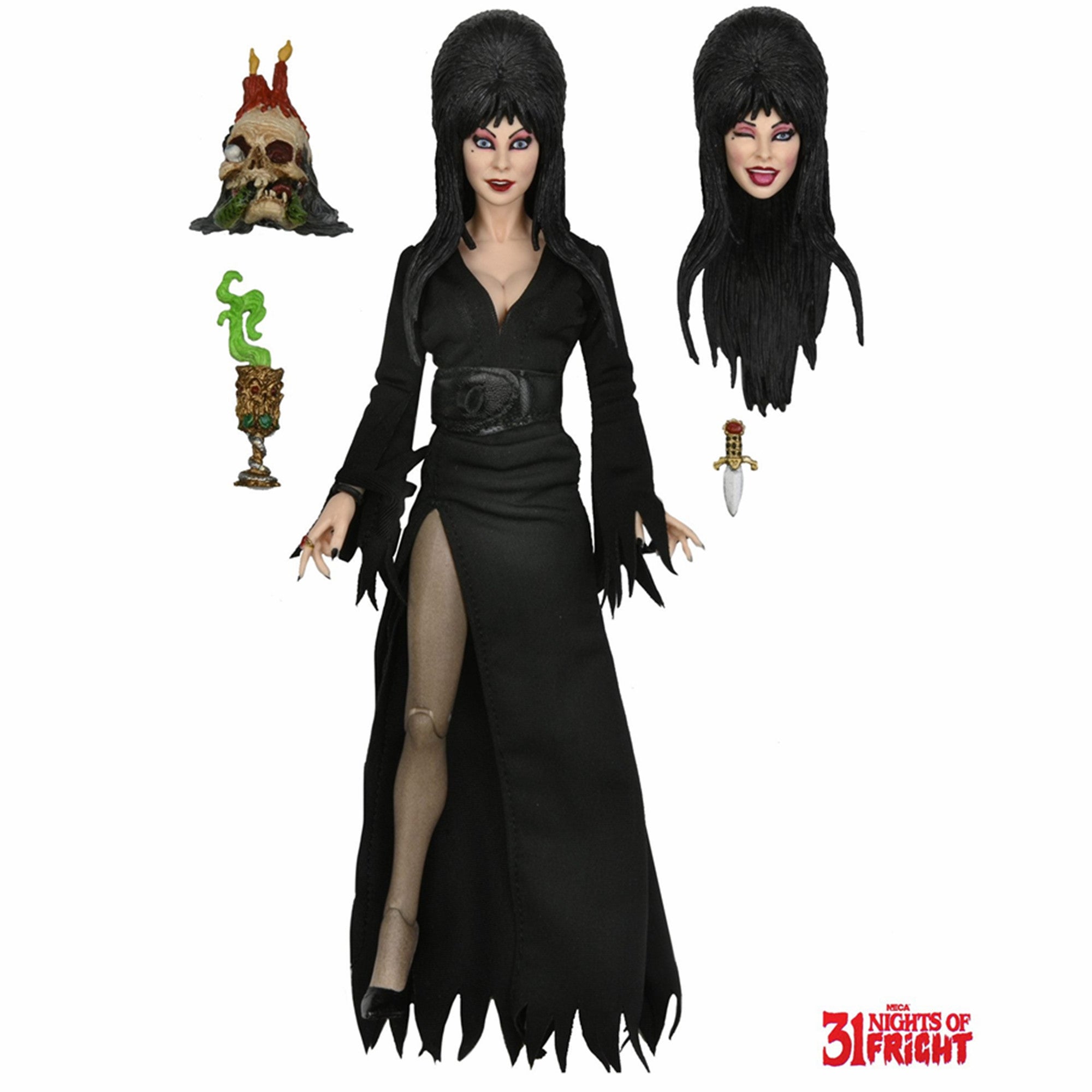 Elvira Mistress of the Dark Clothed By Neca
