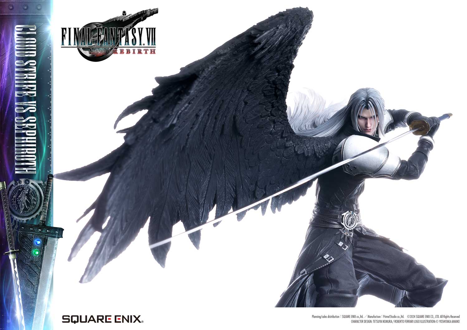 Final Fantasy VII Rebirth Cloud Strife vs. Sephiroth Statue By Prime 1 Studio
