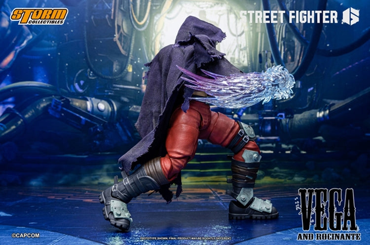 Street Fighter 6 Vega and Rochinante Action Figure By Storm Collectibles