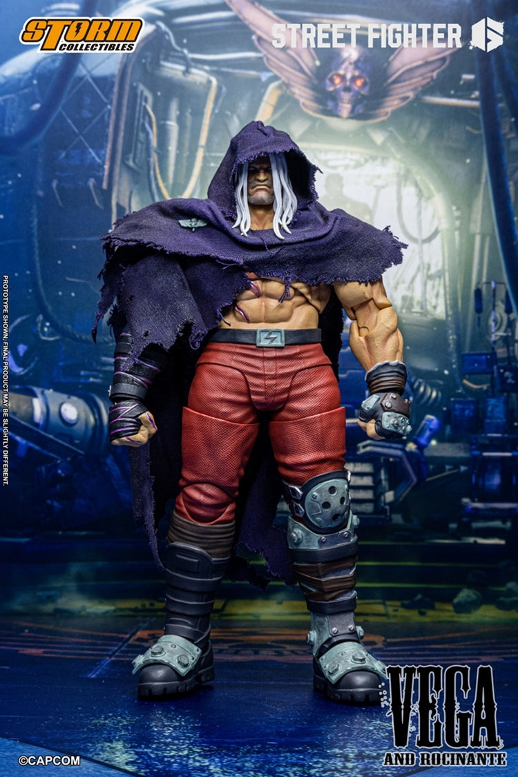 Street Fighter 6 Vega and Rochinante Action Figure By Storm Collectibles
