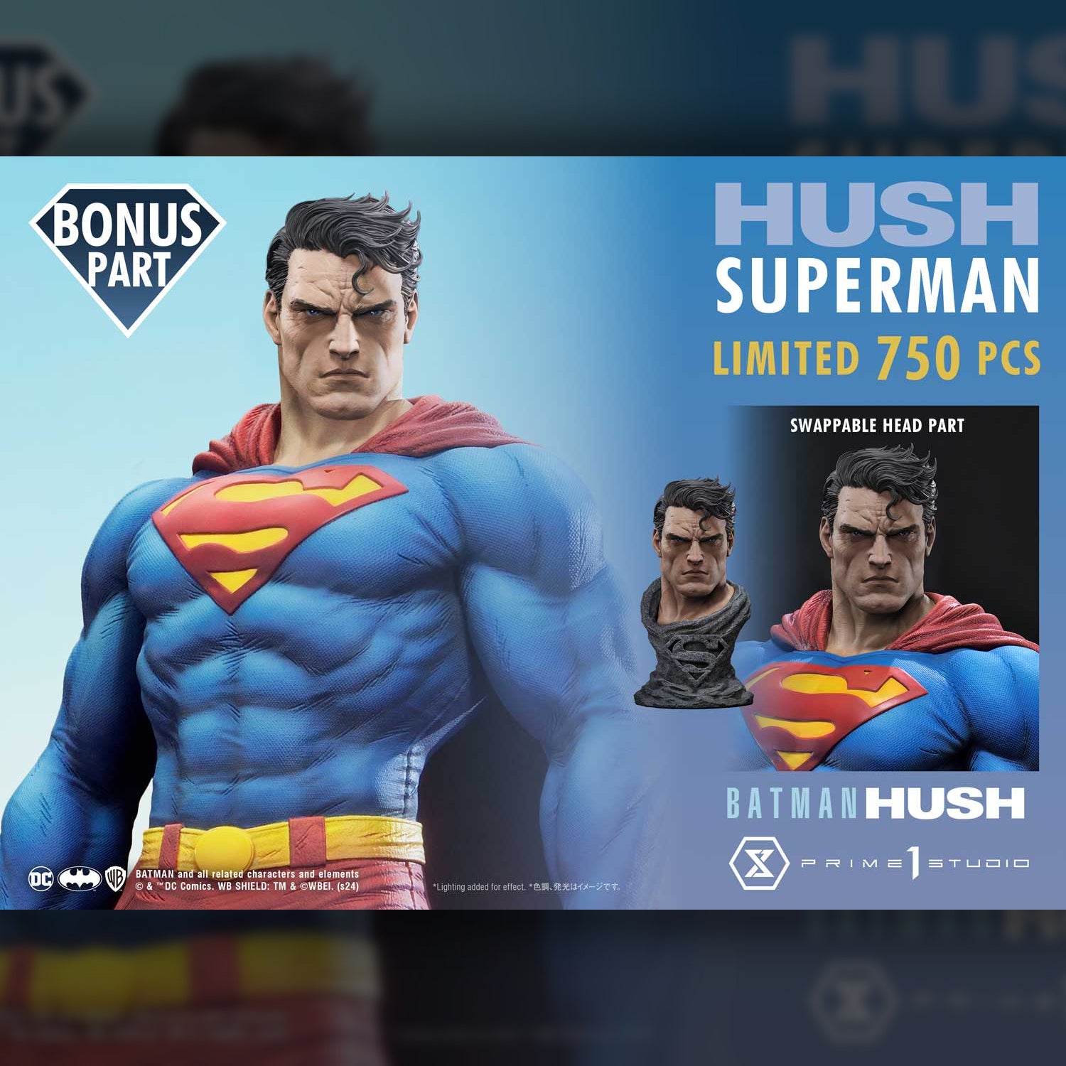 Batman: Hush (Comics) - Superman 1/4 Bonus version statue