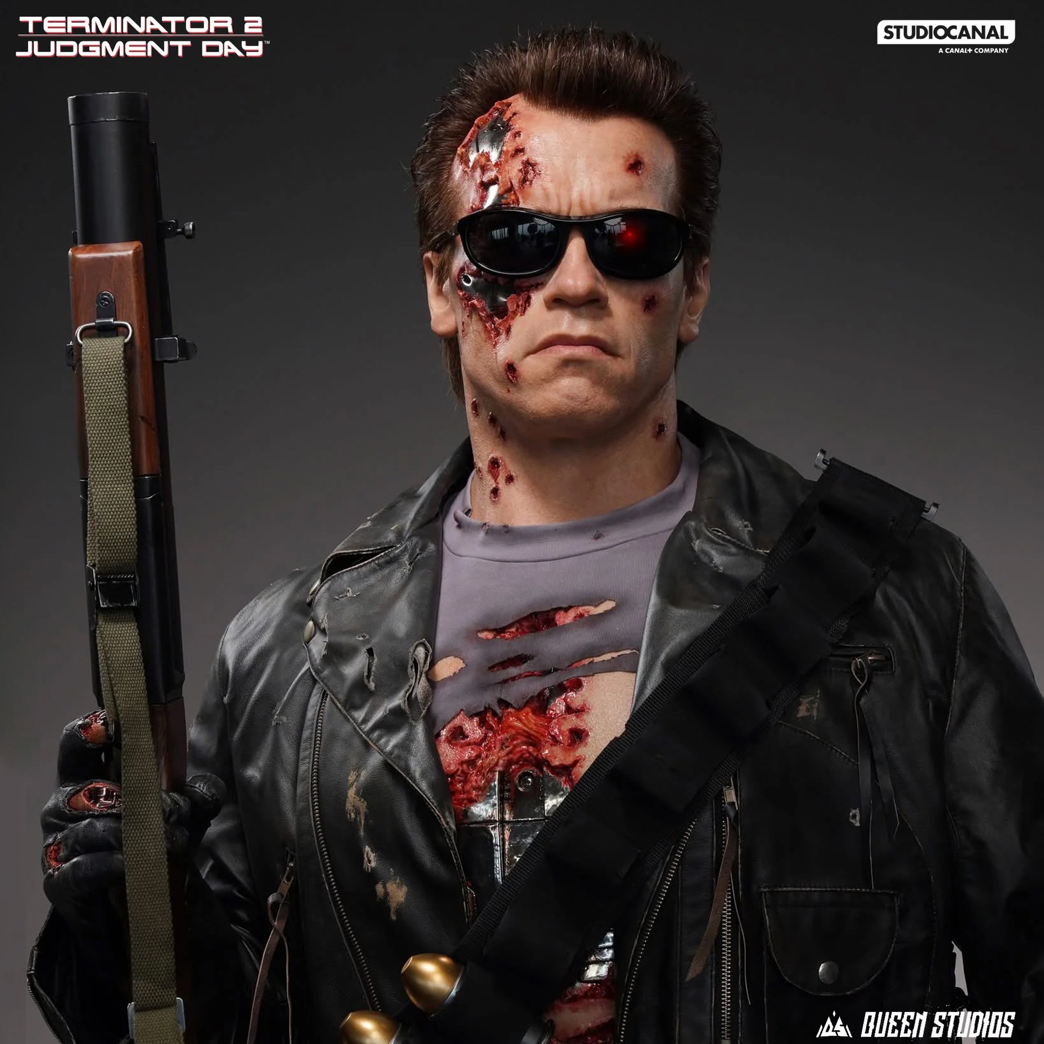 Terminator 2: T-800 Battle Damaged (Mechanical) Life-Size Bust