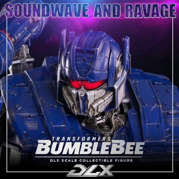Transformers Bumblebee Dlx Soundwave And Ravage By Threezero