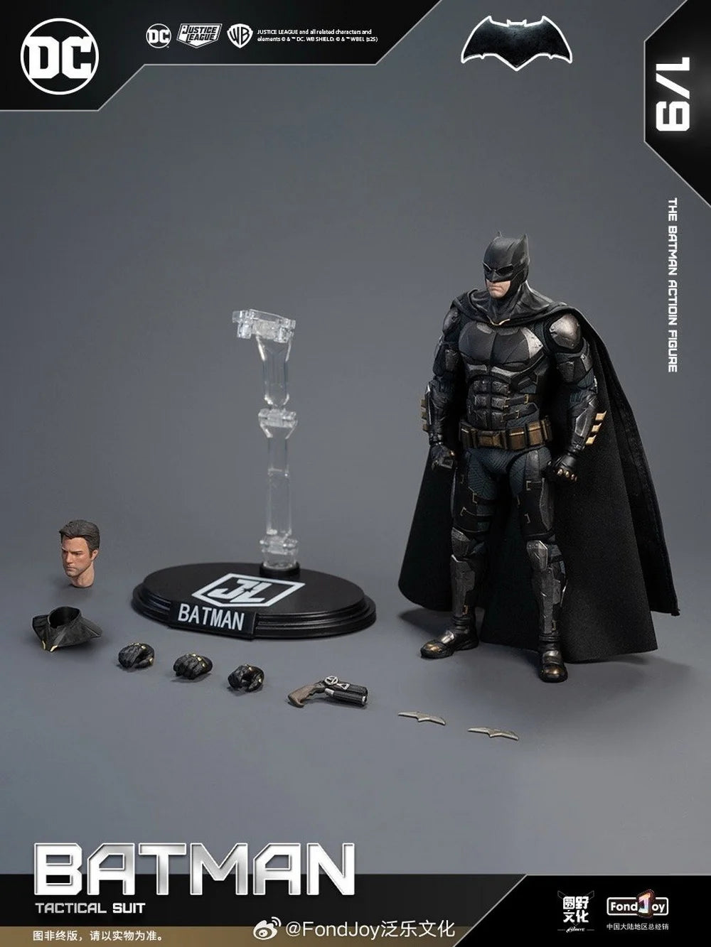 FONDJOY Zack Snyder's Justice League Tactical Suit Batman
