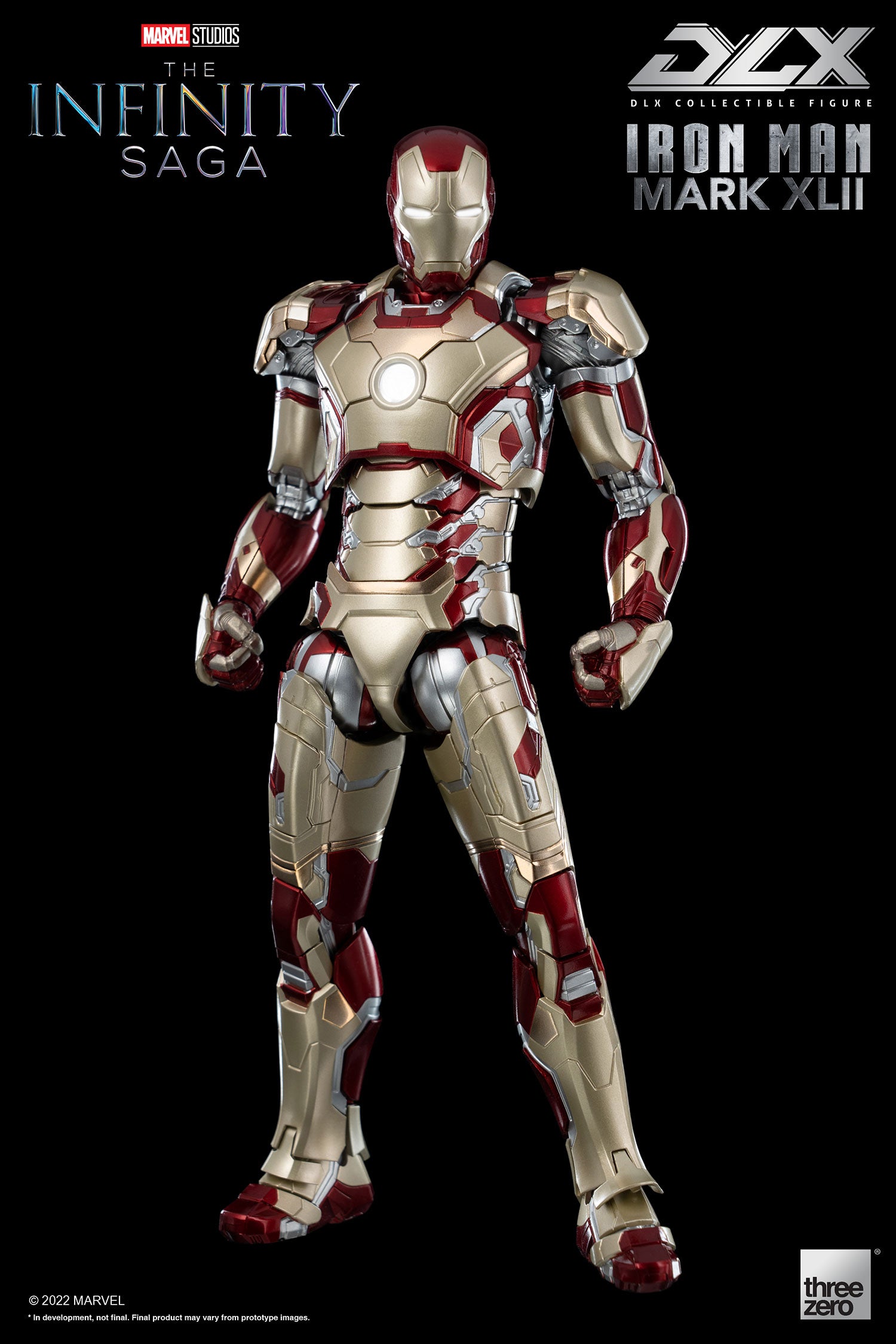 Marvel Studios The Infinity Saga Iron Man Mark 42 DLX Action Figure By Threezero