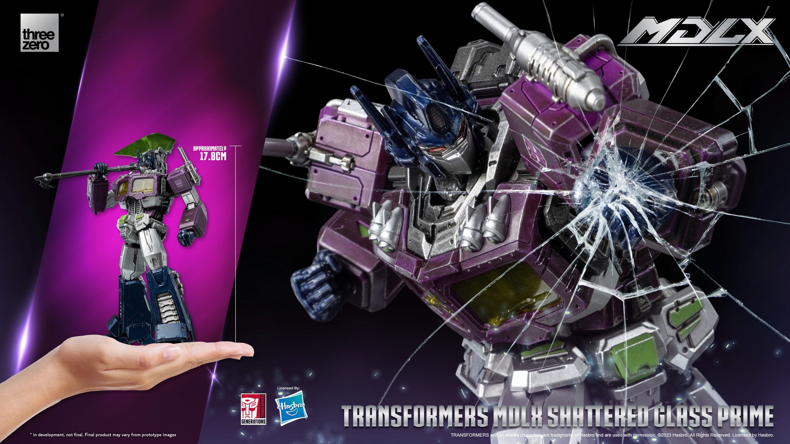 Transformers MDLX Shattered Glass Optimus Prime