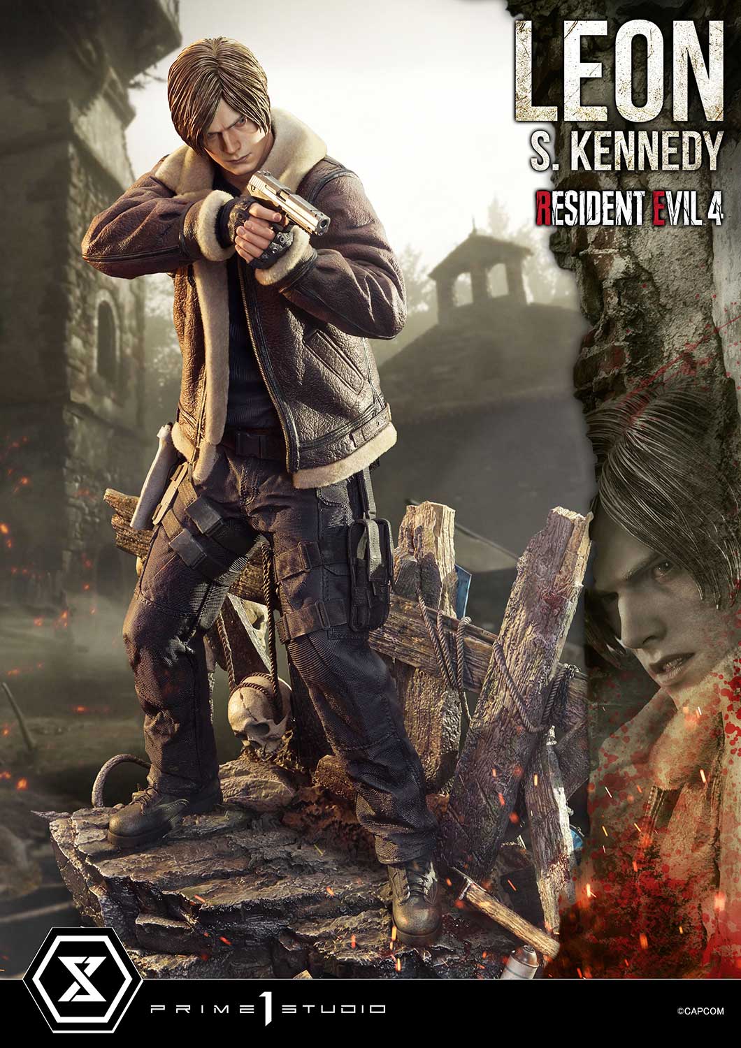Resident Evil 4 Leon S. Kennedy Bonus Version Statue By Prime1 Studios