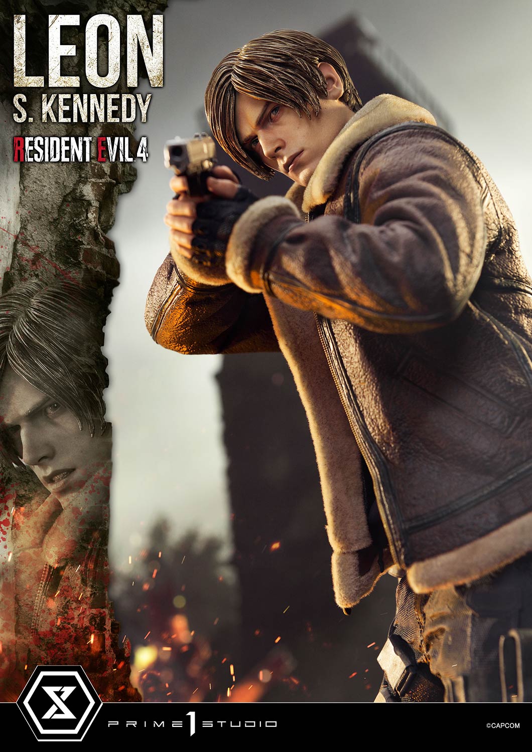 Resident Evil 4 Leon S. Kennedy Bonus Version Statue By Prime1 Studios