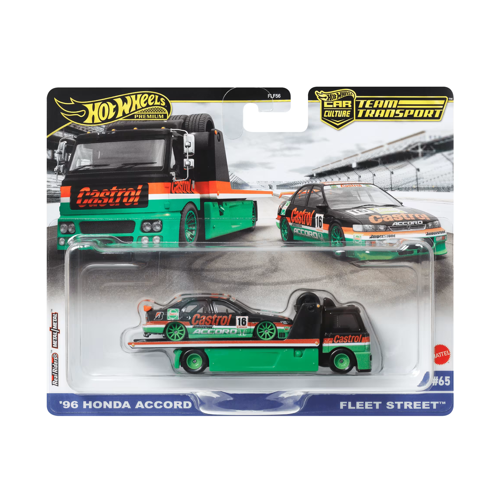 Hot Wheels Premium Car Culture Team Transport Set #65 '96 Honda Acco