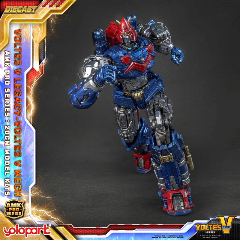 Voltes V: Legacy Voltes V Mech Model Kit AMK PRO Series By Yolopark