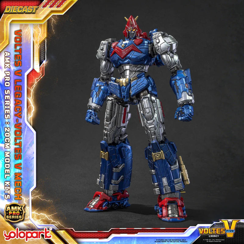 Voltes V: Legacy Voltes V Mech Model Kit AMK PRO Series By Yolopark