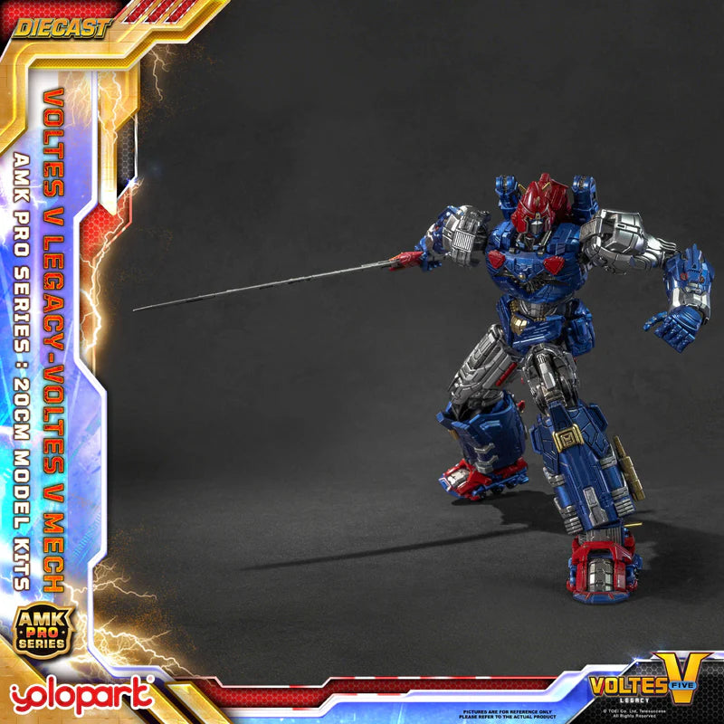 Voltes V: Legacy Voltes V Mech Model Kit AMK PRO Series By Yolopark