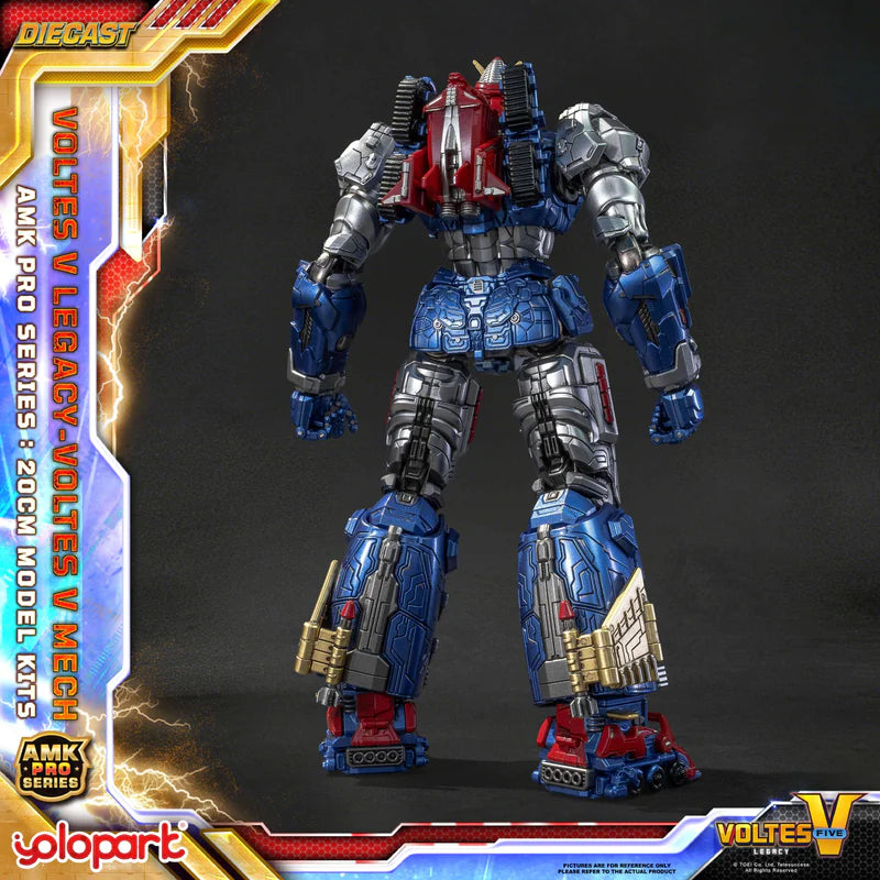 Voltes V: Legacy Voltes V Mech Model Kit AMK PRO Series By Yolopark