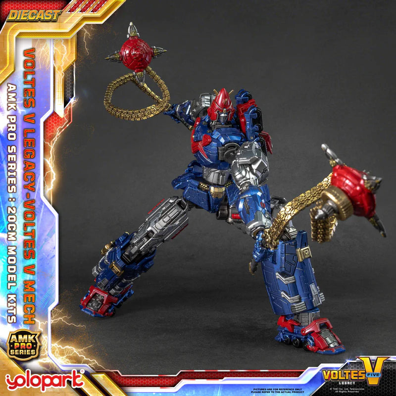 Voltes V: Legacy Voltes V Mech Model Kit AMK PRO Series By Yolopark