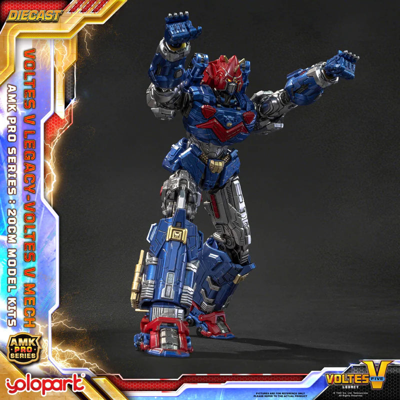 Voltes V: Legacy Voltes V Mech Model Kit AMK PRO Series By Yolopark