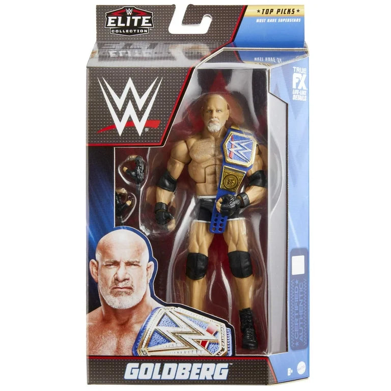 WWE Goldberg Elite Collection Action Figure with Universal Championship