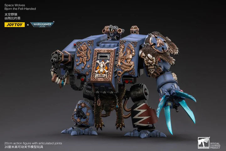 Warhammer 40k Space Wolves Bjorn the Fell-Handed 1/18 Scale Action Figure
