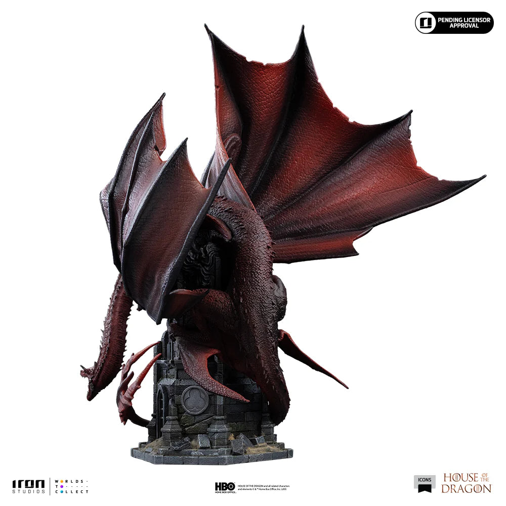 Caraxes Statue Icons House of the Dragon by Iron Studios