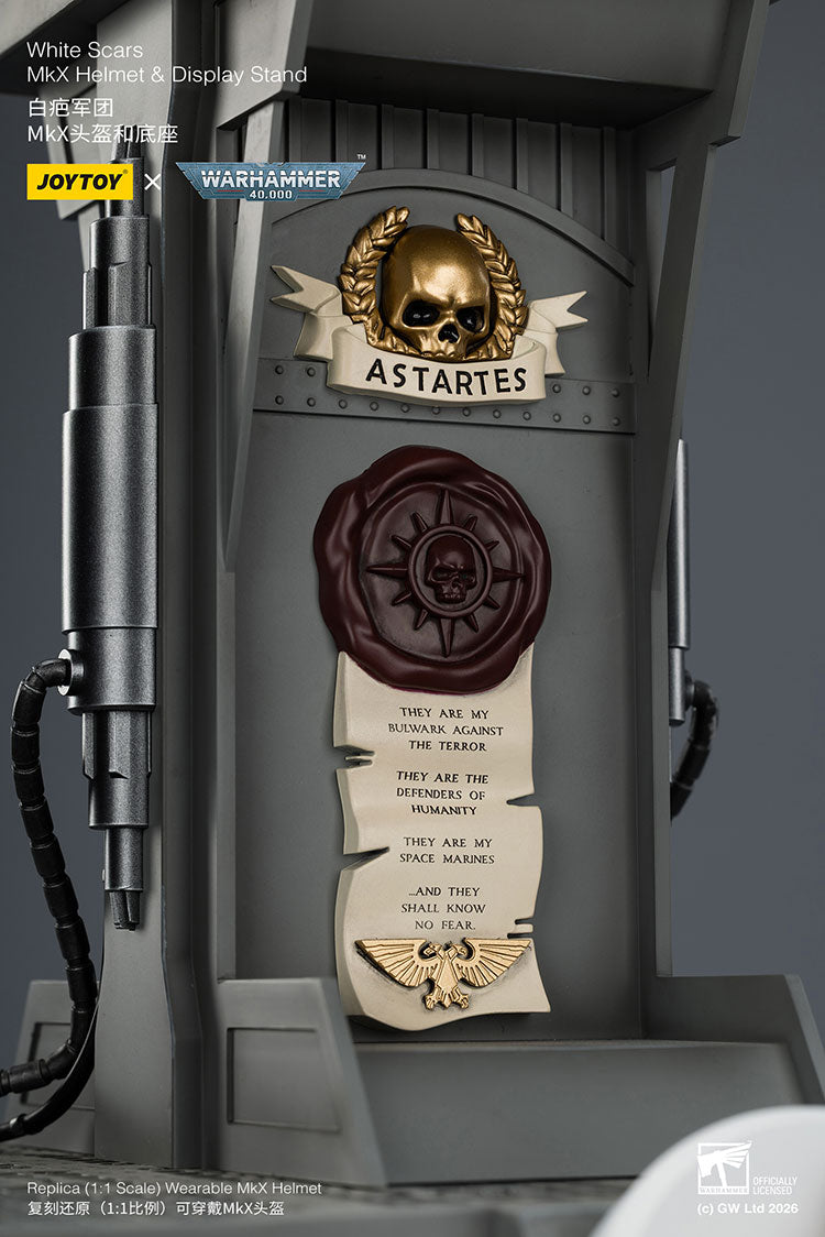 Warhammer 40,000 White Scars MkX Helmet X Display Stand