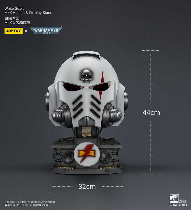 Warhammer 40,000 White Scars MkX Helmet X Display Stand