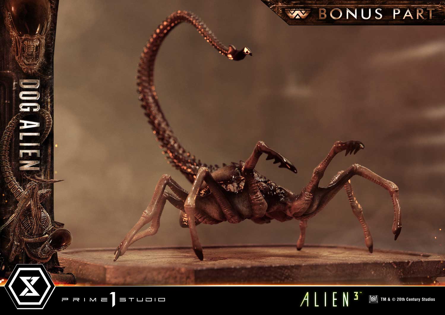 Prime 1 Studio Alien 3 (Film) Dog Alien DX Bonus Version Statue