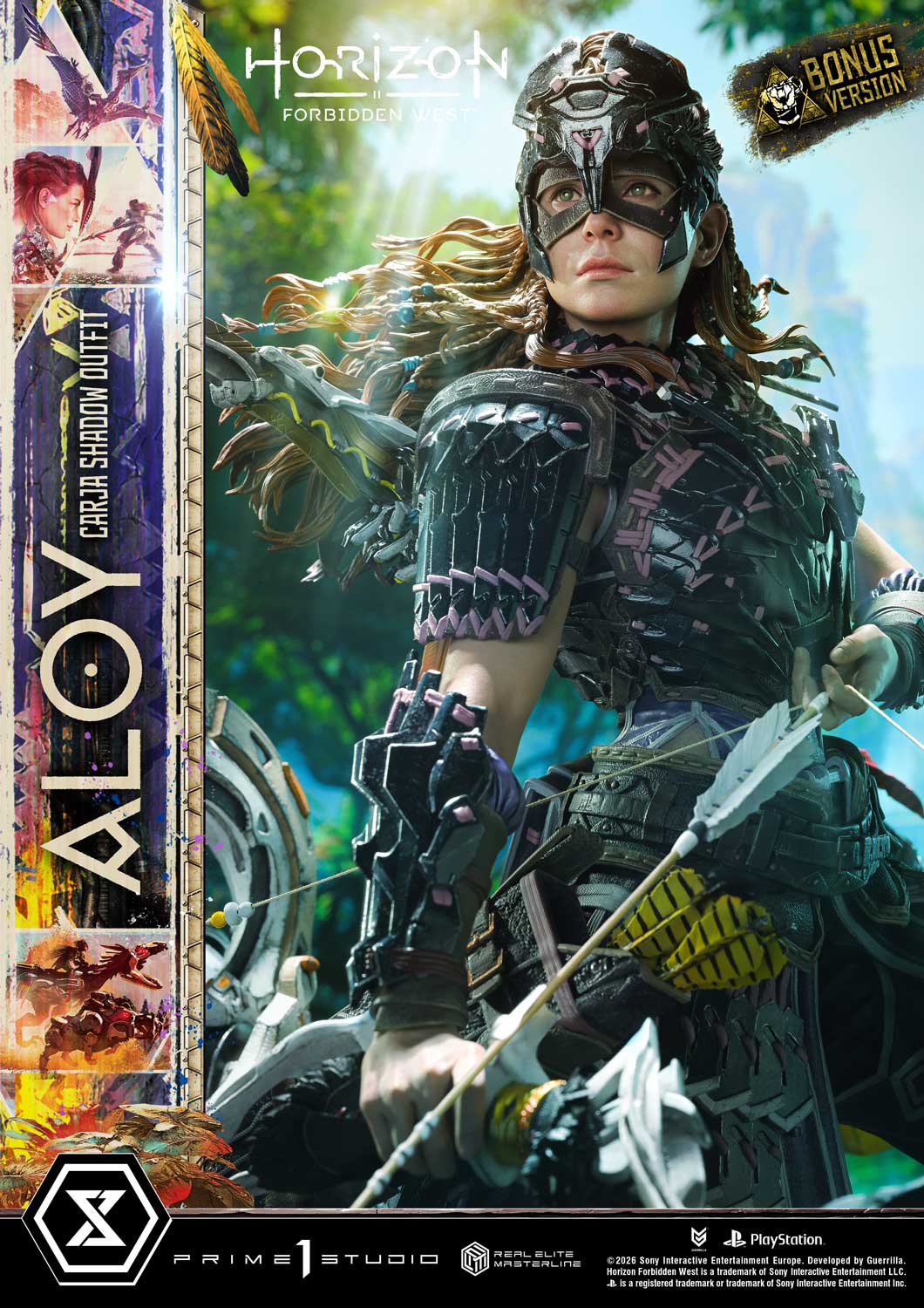 Horizon Forbidden West Aloy Carja Shadow Outfit DX Bonus Version By Prime 1 Studios