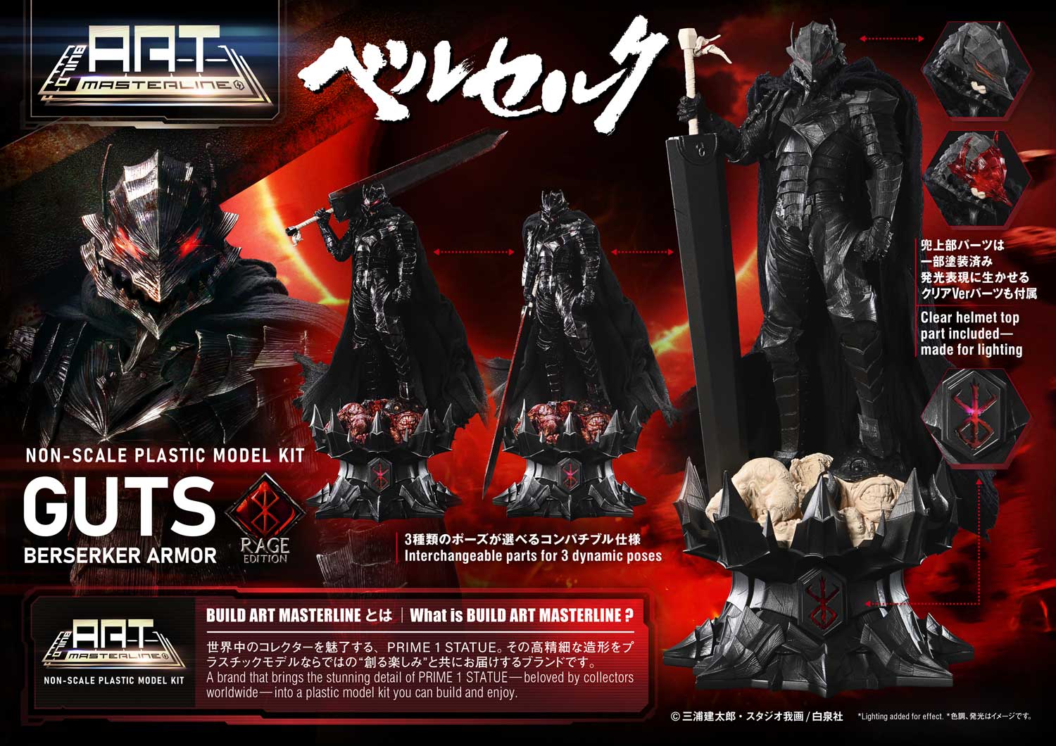 Guts Berserker Armor "Rage" Plastic Model Kit by Prime 1 Studio