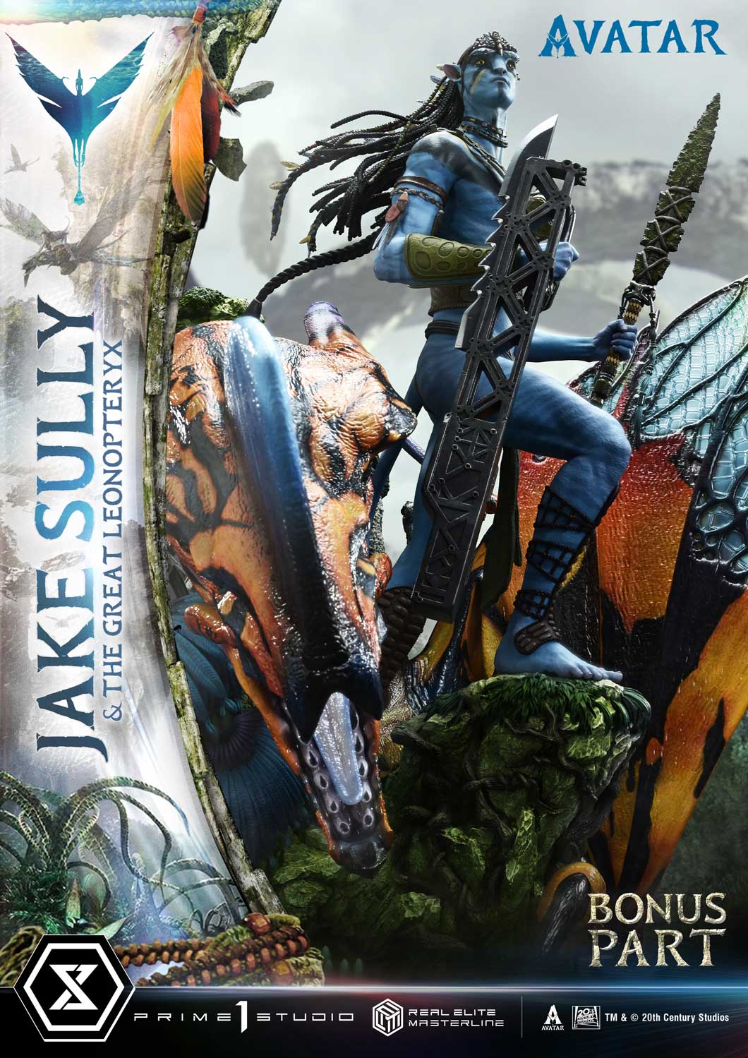 Jake Sully & The Great Leonopteryx favorite Avatar Legacy Collection By Prime 1 Studio