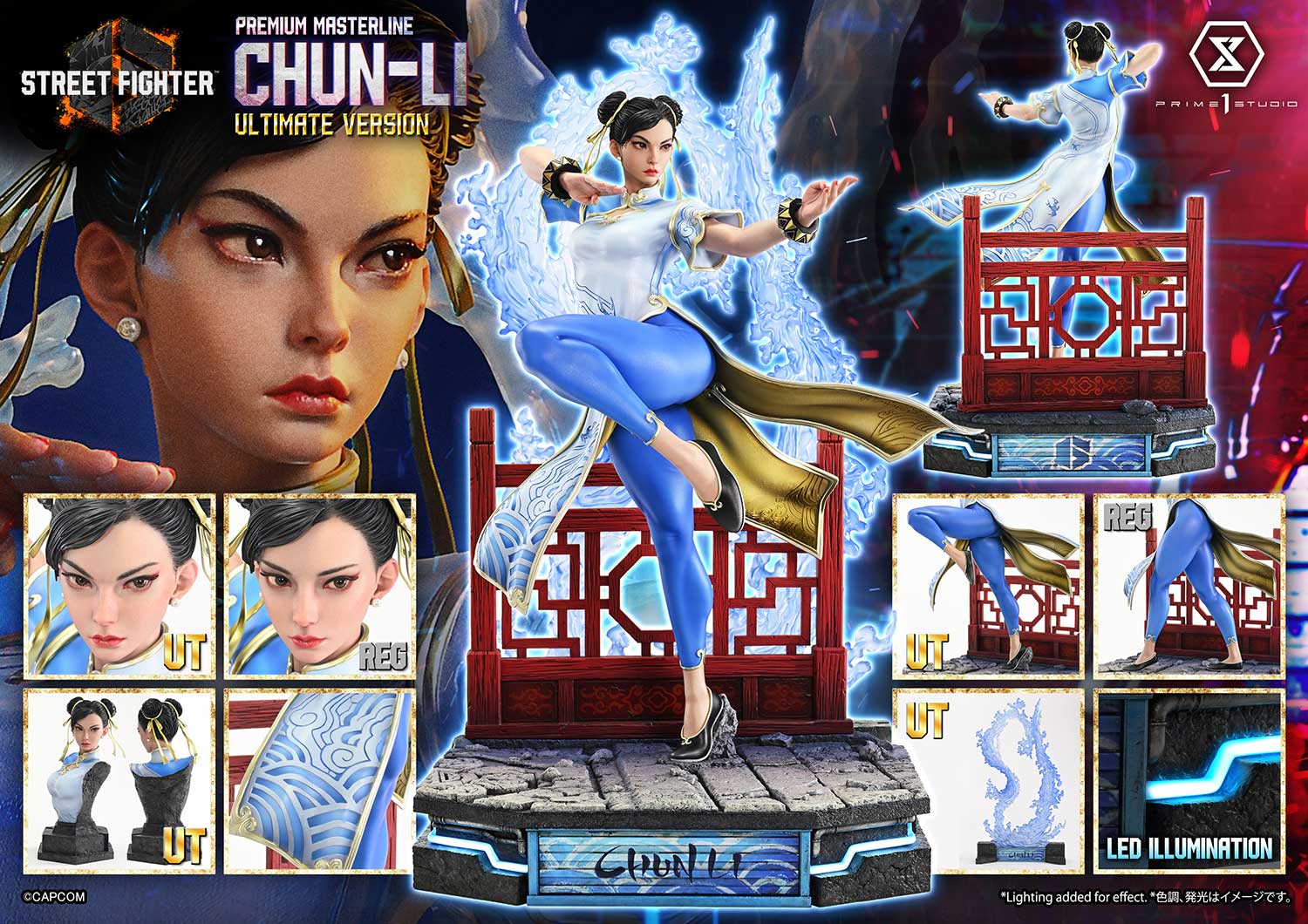 Street Fighter 6 Chun-Li Ultimate Bonus Version 1/4 Statue by Prime 1 Studio