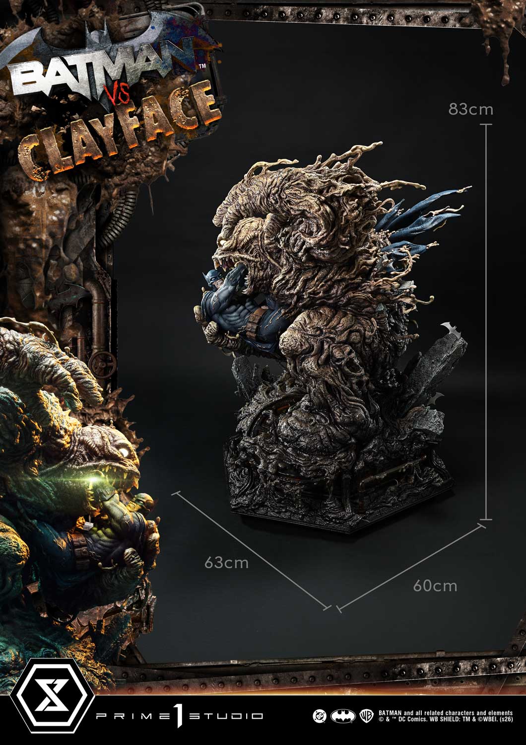 BATMAN VS CLAYFACE 1/4 Statue By Prime 1 Studio