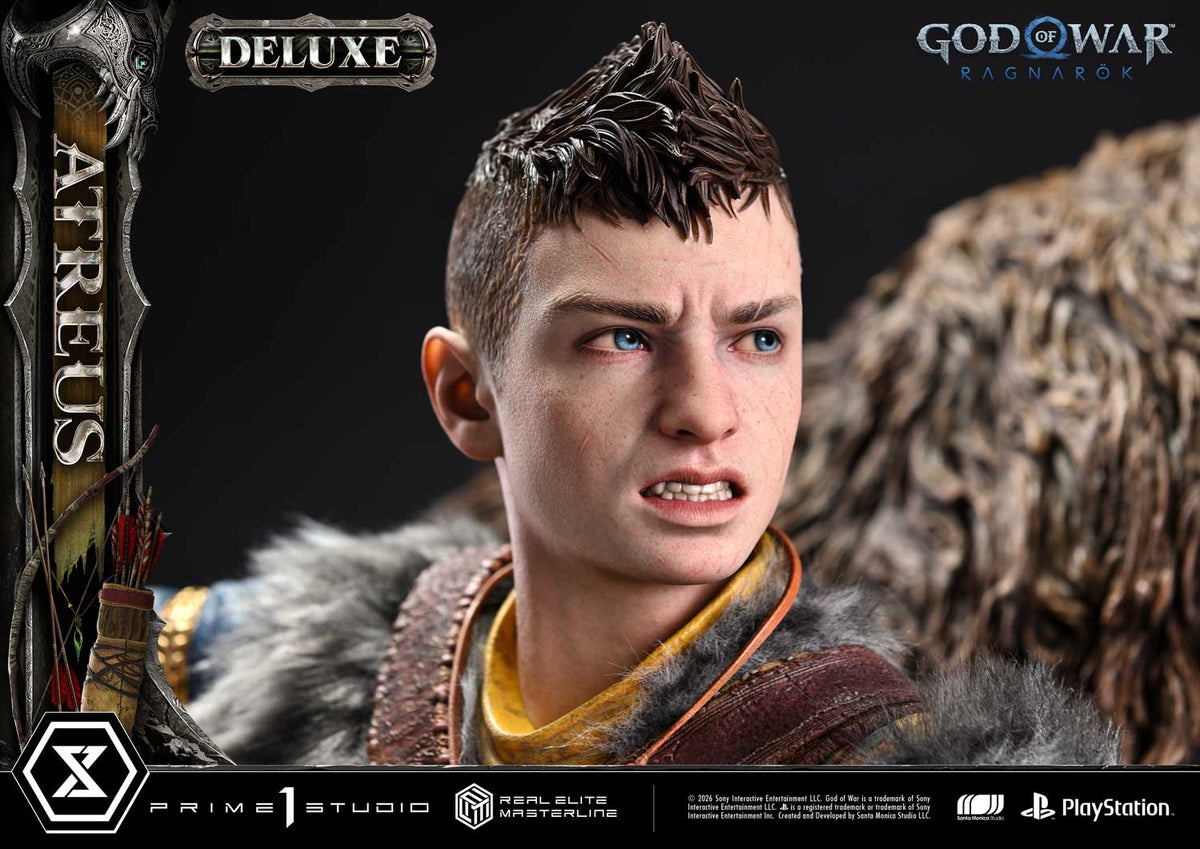 God Of War: Ragnarok Atreus Deluxe Bonus Version Statue By Prime1 Studios