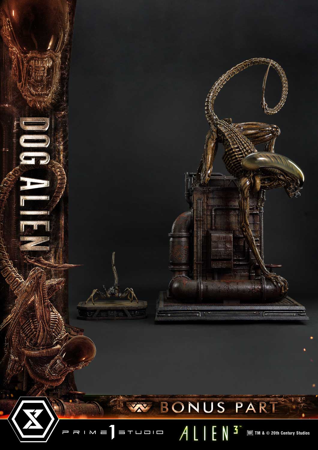 Prime 1 Studio Alien 3 (Film) Dog Alien DX Bonus Version Statue