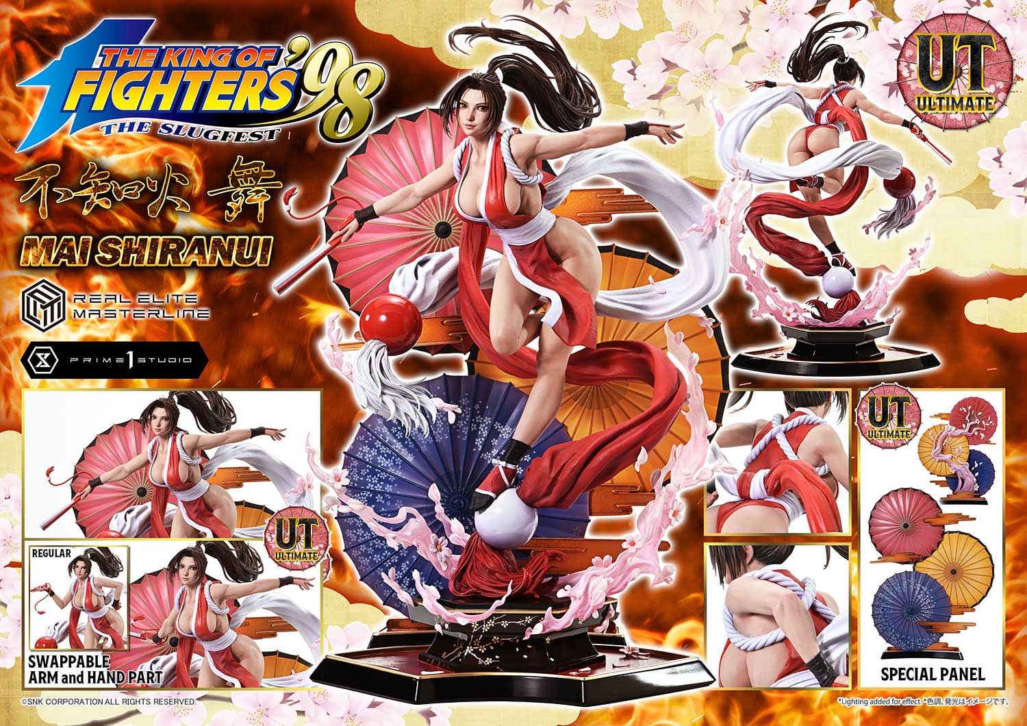THE KING OF FIGHTERS '98 MAI SHIRANU Ultimate Bonus Version Statue by Prime 1 Studio