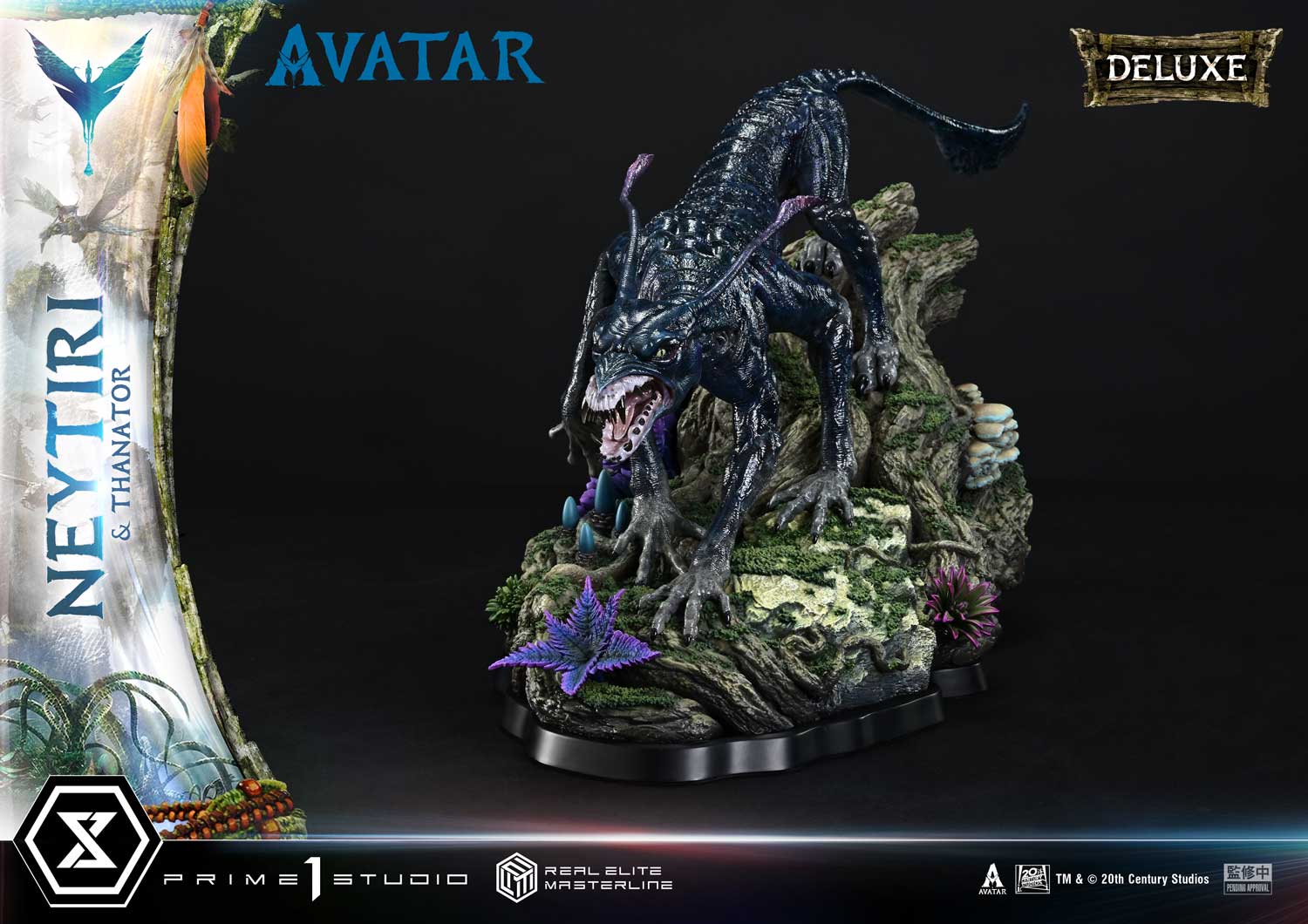 Avatar (Film) Neytiri & Thanator Bonus Version Statue By Prime1 Studios
