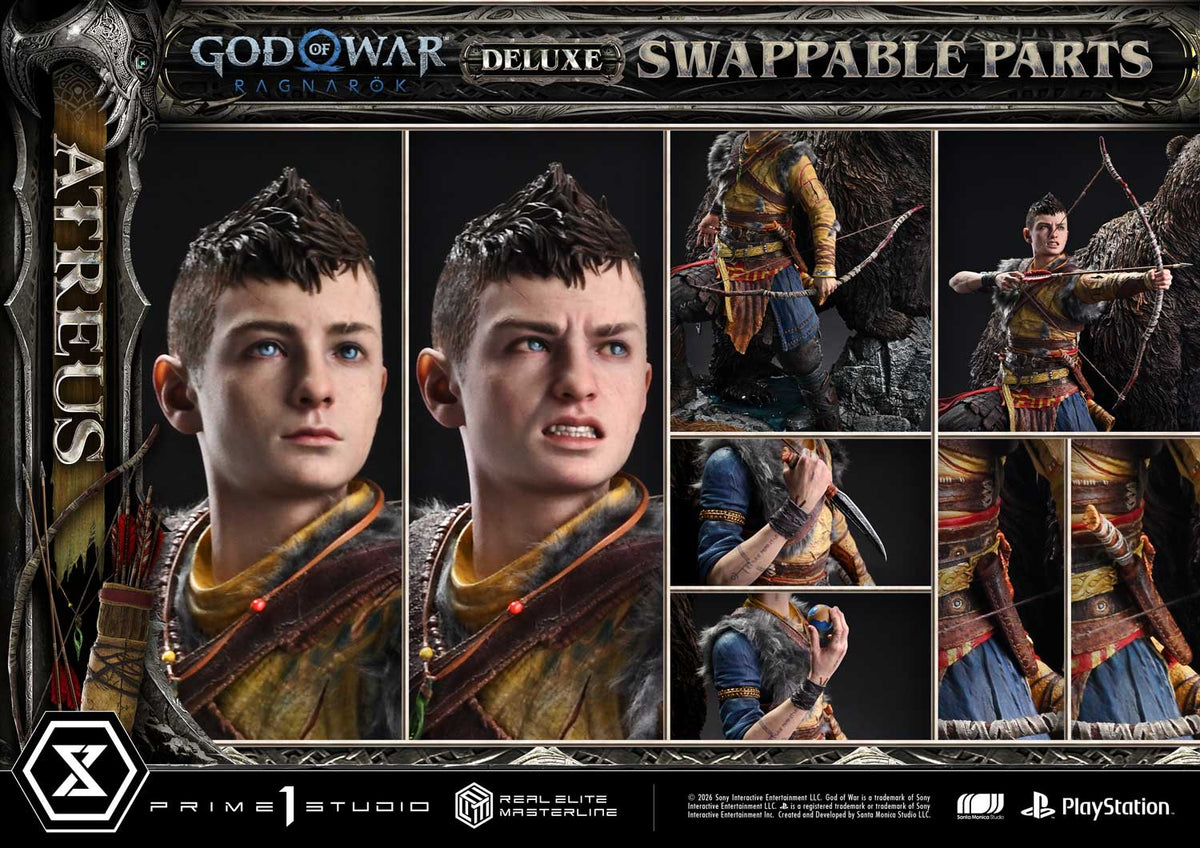 God Of War: Ragnarok Atreus Deluxe Bonus Version Statue By Prime1 Studios
