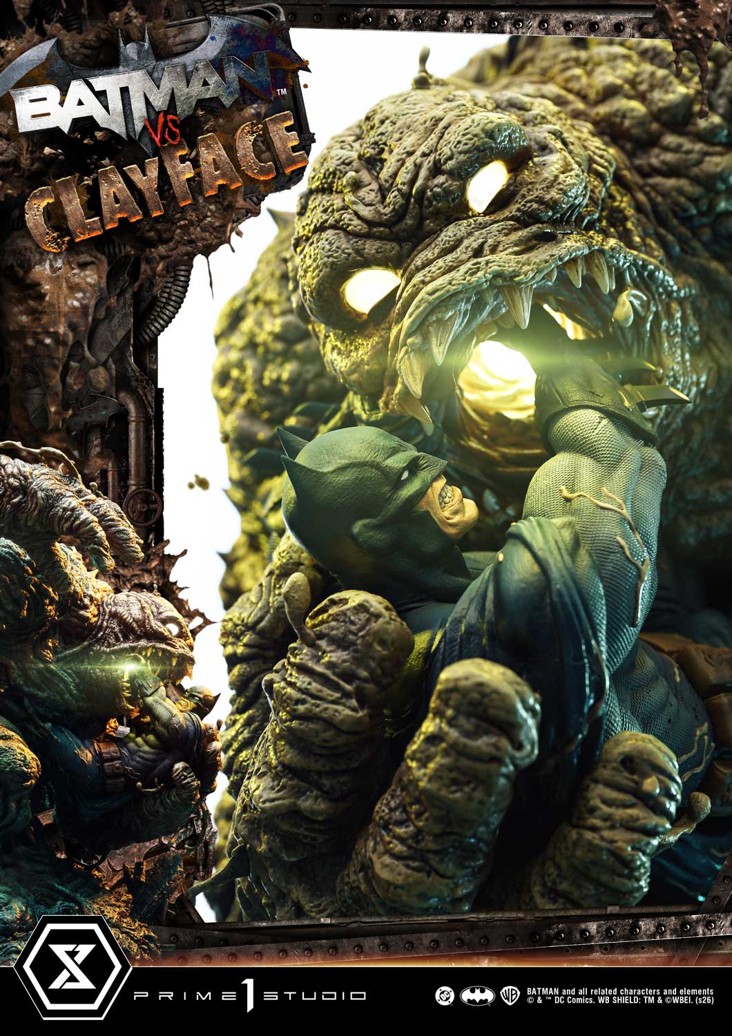 BATMAN VS CLAYFACE 1/4 Statue By Prime 1 Studio