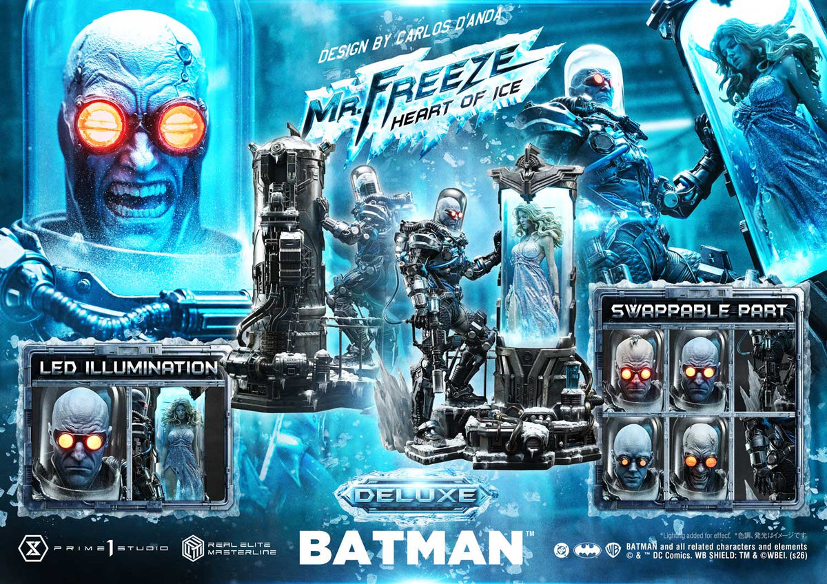 Mr. Freeze Heart of Ice (Design by Carlos D'Anda) DX Bonus Ver. 1/3 statue By Prime 1 Studio