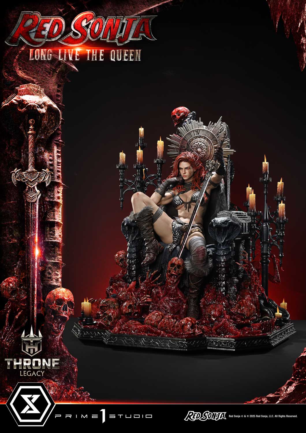 Red Sonja favorite Long Live the Queen Bonus Version Statue By Prime 1 Studios