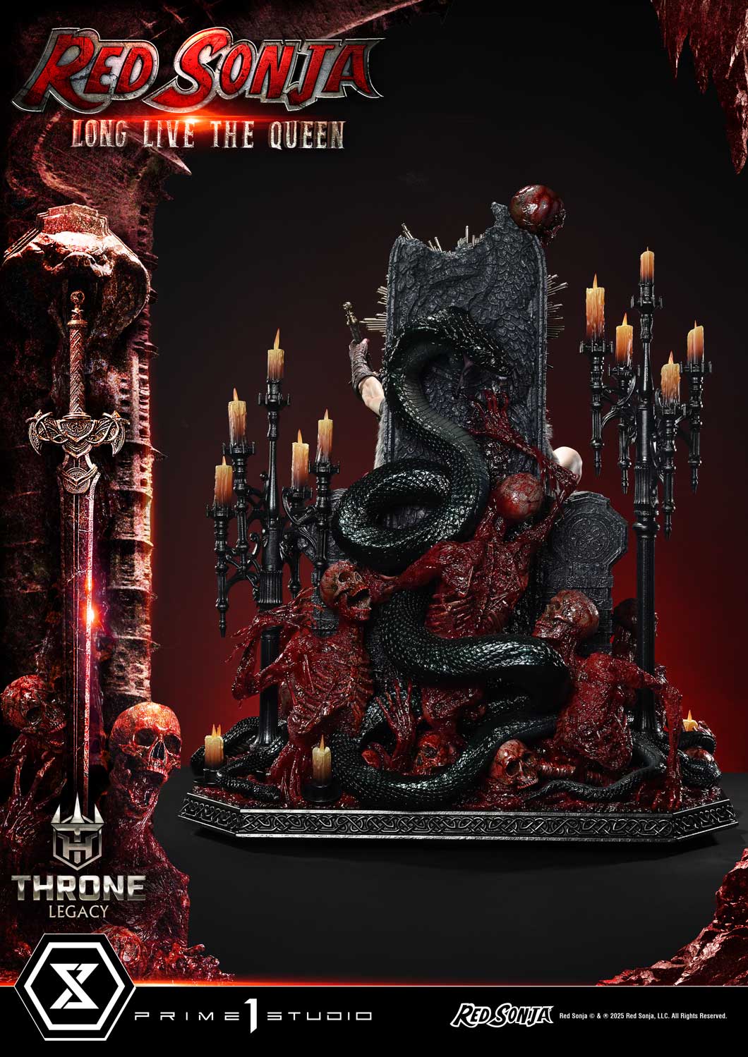 Red Sonja favorite Long Live the Queen Bonus Version Statue By Prime 1 Studios