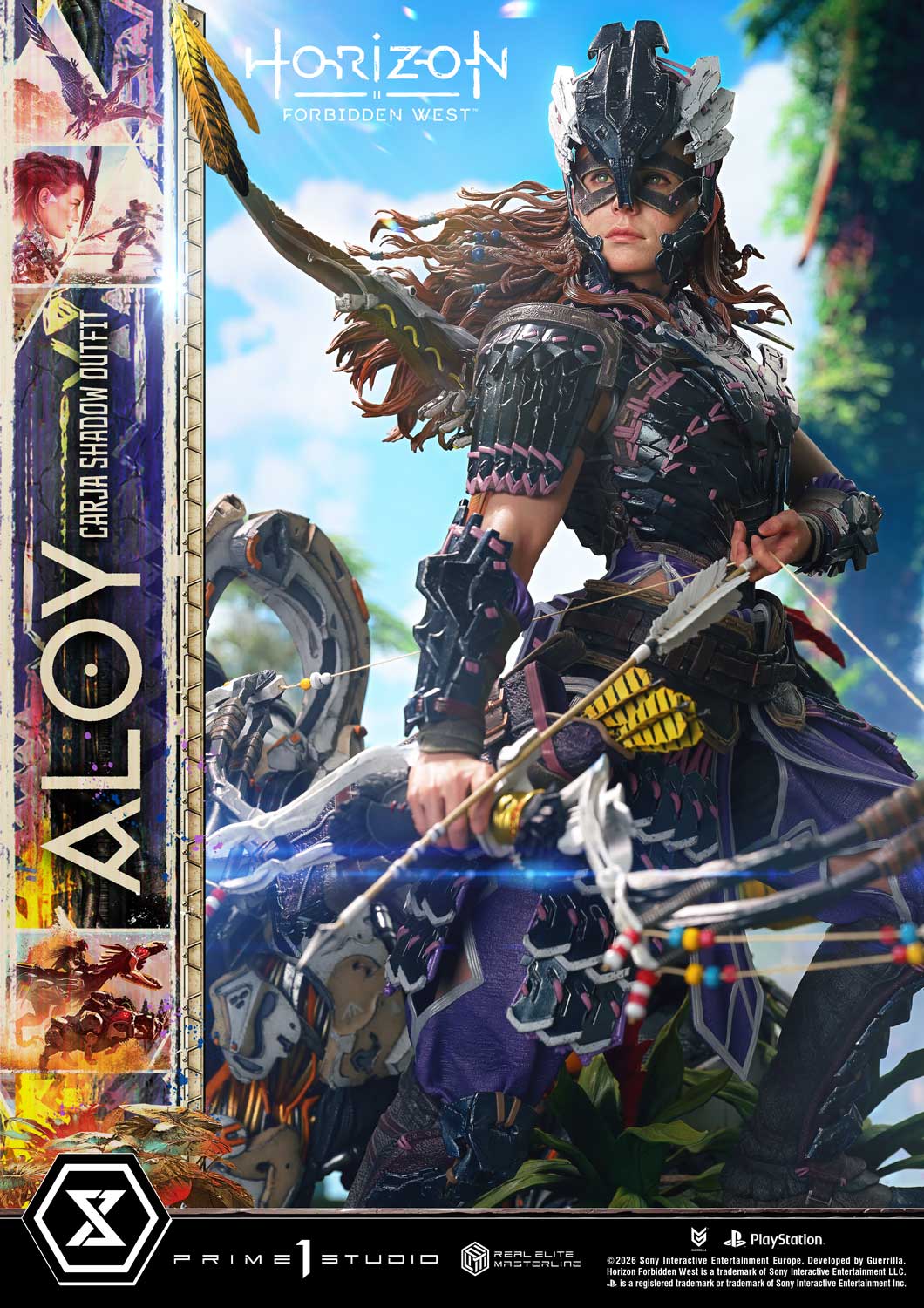 Horizon Forbidden West Aloy Carja Shadow Outfit DX Bonus Version By Prime 1 Studios